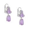 Vivienne Westwood Stud Earrings Women's Silver/Lavender 6202015N-02P782