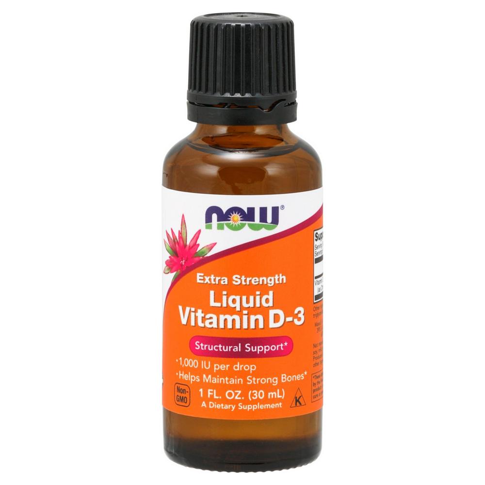 Now Foods Extra Strength Liquid Vitamin D-3 1000 IU 30ml 1 pcs