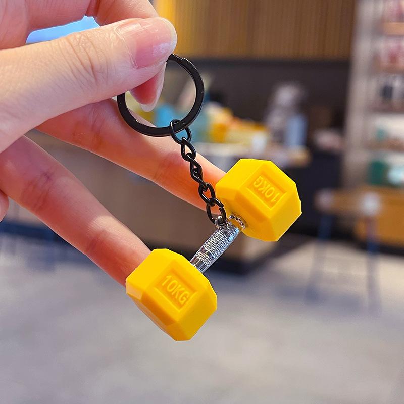 Portachiavi Manubrio Portachiavi Manubrio in Silicone Regali per Palestra Per Amanti della Palestra Regalo per Personal Trainer Ciondolo per Zaino Chiave Auto