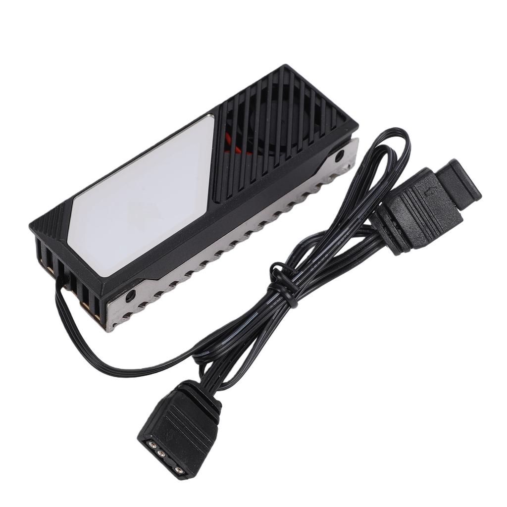 SSD Heatsink RGB Synchronization Thermal Conductive Silicone Pad Custom Dynamic LED Lighting Dazzling Lens M.2 NVMe
