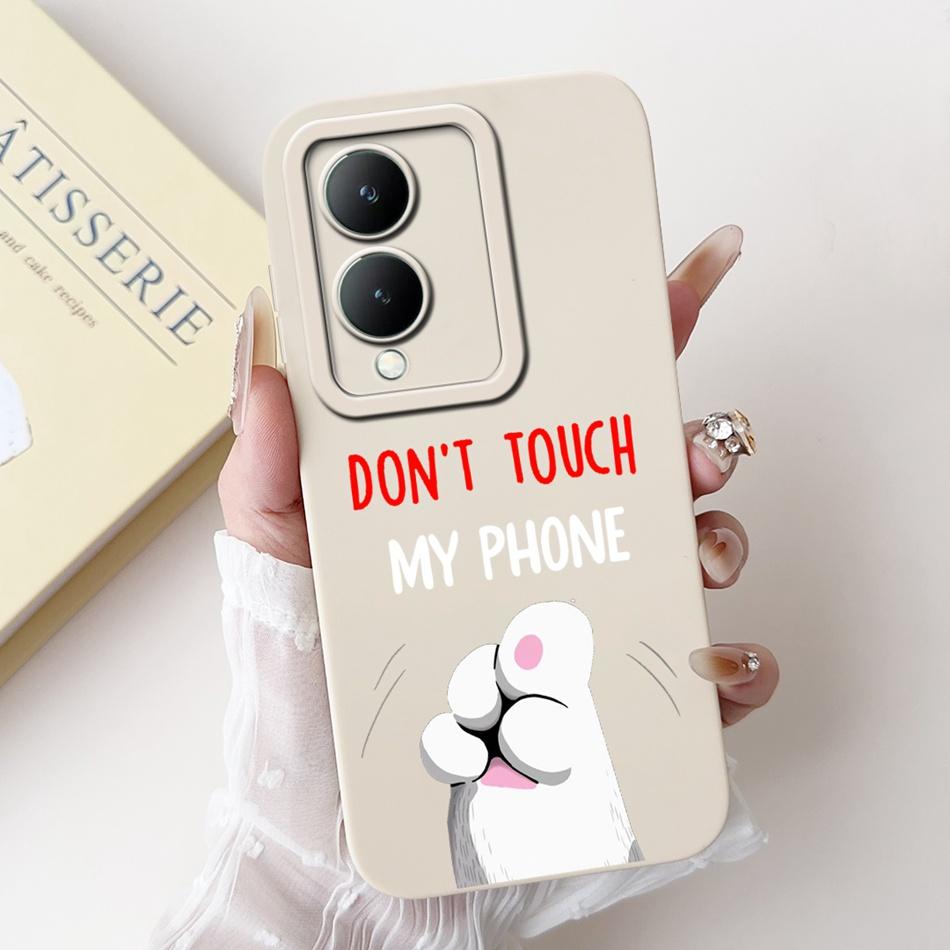 For Vivo Y17s Case VivoY17s Y 17S 4G 2024 Cute Panda Rabbit Cartoon Soft Silicone Shockproof Phone Cases