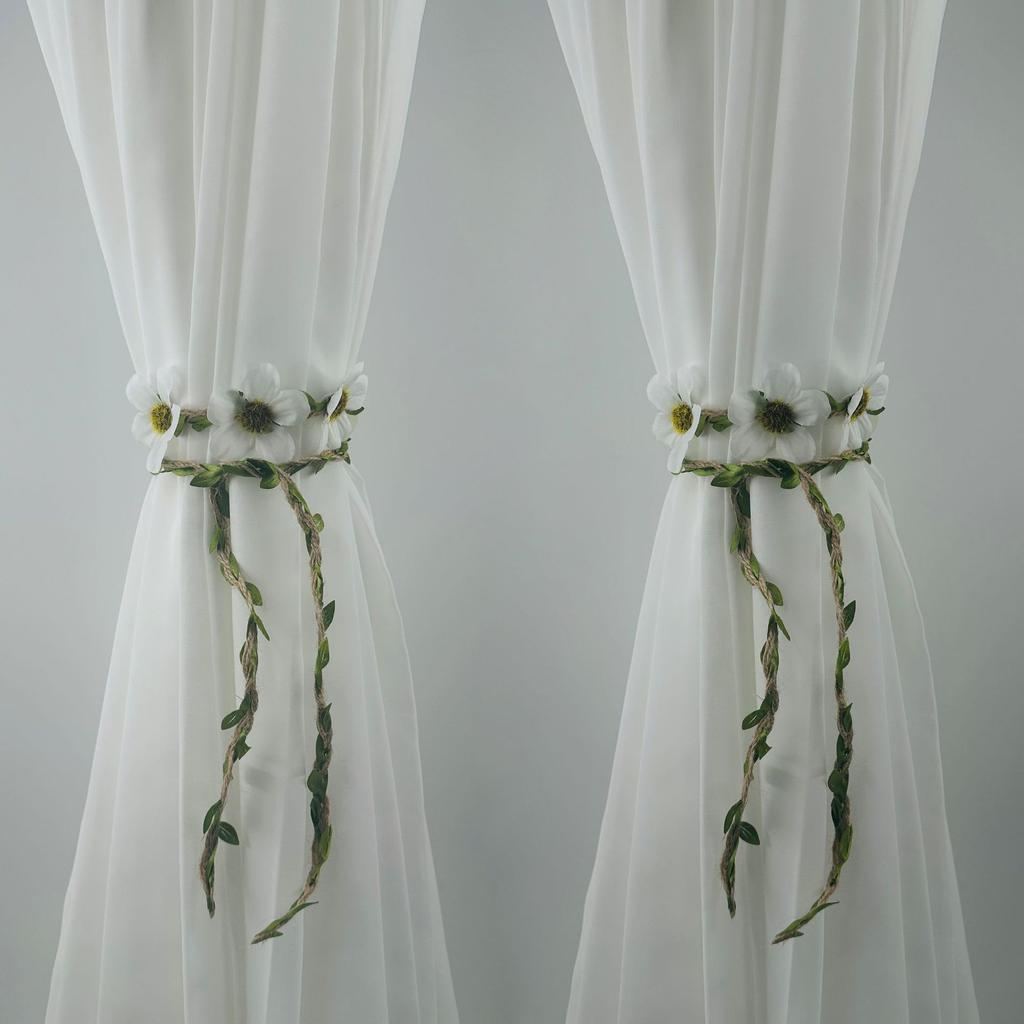 Fresh Wreath Curtain Strap Super Fairy Forest Flower Strap Decorative Strap Plant Vine Curtain Strap