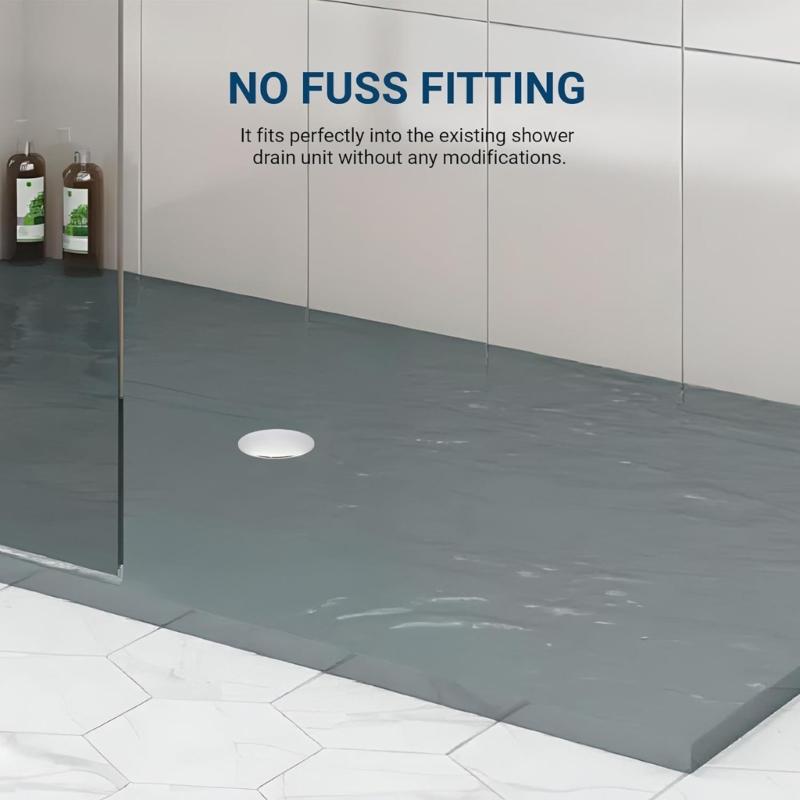 Plastic Shower Plughole Cover Shower Trap Cover Anti-Odor Hole Cover Universal Bathroom Shower Trap Cover Enduring