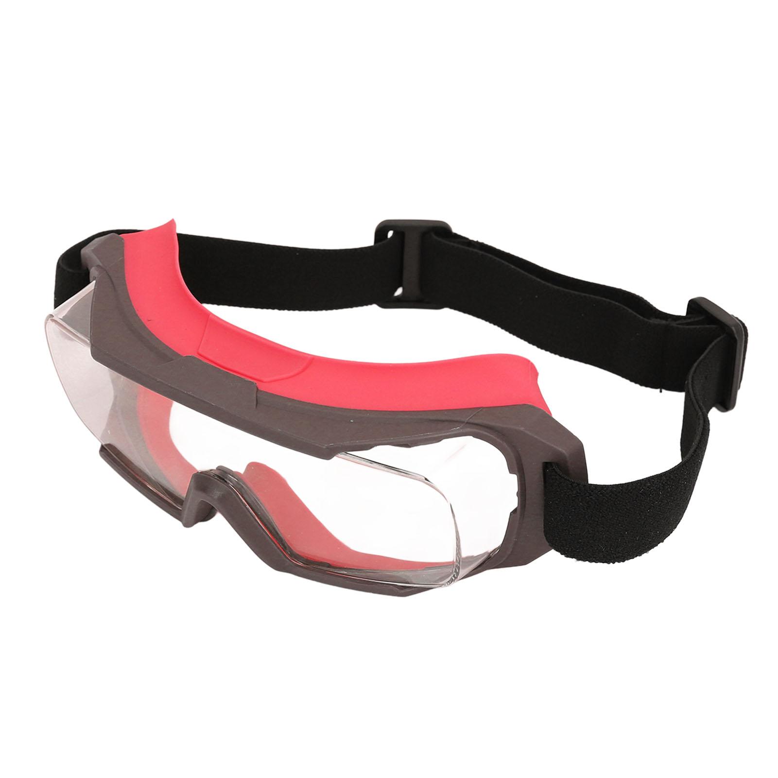 

Safety Goggles Anti Fog Breathable Versatile Lab Goggles Eye Protection Safety Glasses for Indoor Outdoor Red