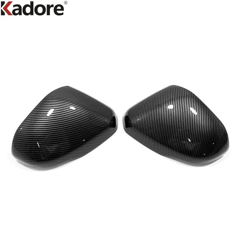 For Honda CRV CR-V 2024 Carbon Fiber Rearview Mirror Cover Trim Side Wing Mirror Cap Frame Overlay Car Accessories