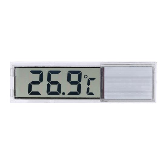 

3D LCD Digital Induction Aquarium Fish Tank Water Temperature Meter Thermometer серебряный
