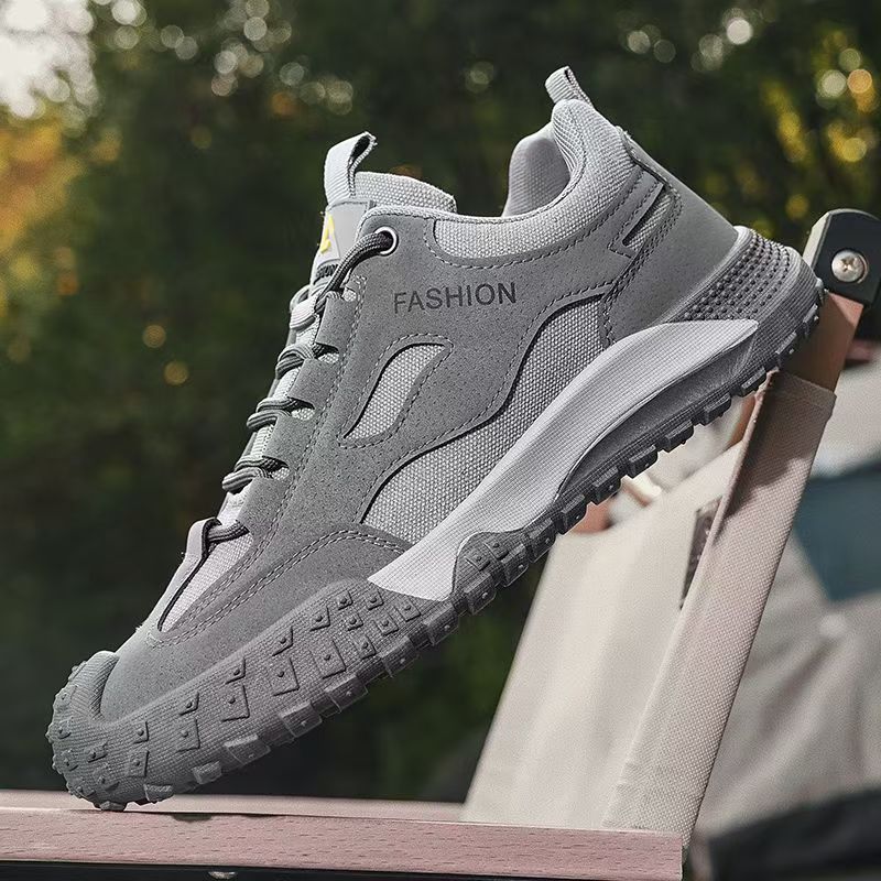 Men's shoes summer new sports boarding shoes casual shoes men's mesh labor insurance shoes