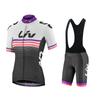 LIV Dámské 2026 Cyklistické oblečení Triatlon Krátký rukáv Cyklistické dresy Sety Maillot Ropa Ciclismo MTB Oblečení Cyklistické dresy