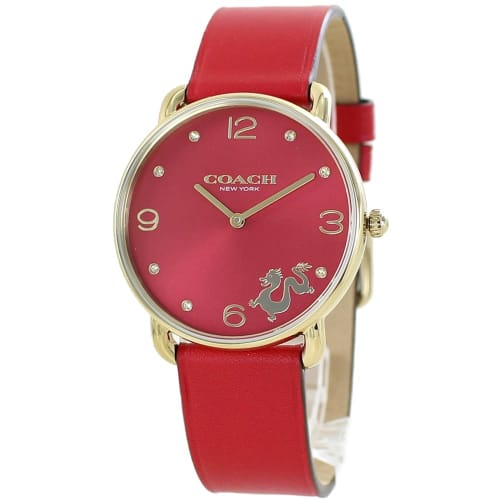 

Coach Perry watch for men and women, red, Year of the Dragon design, perfect for celebrating your 60th birthday (14504239).