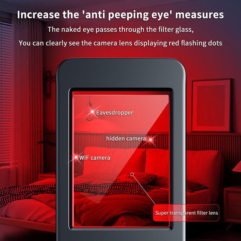 Hidden Wireless Camera Detector Anti-Spy Car Tracker Listening Device Bug Rf Wireless Signal Scanner Tool Security Protectio