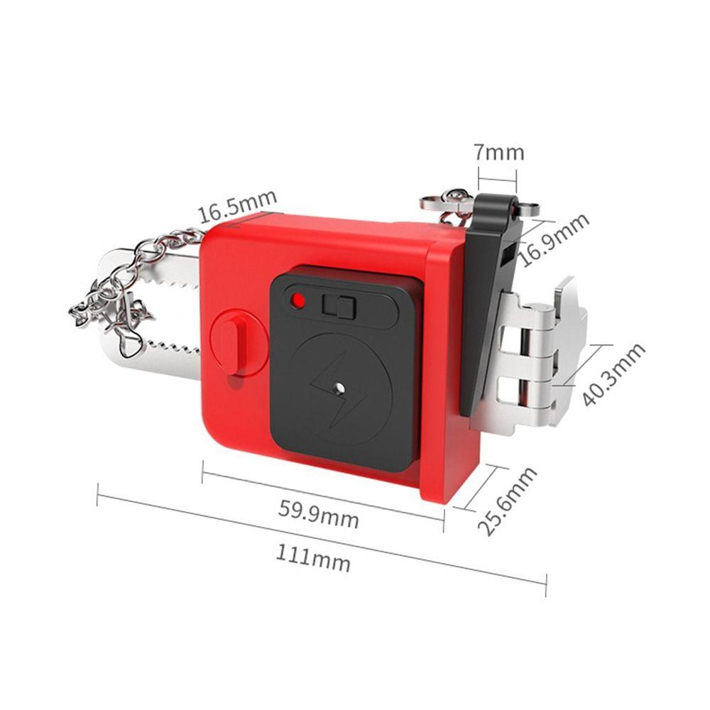 Adjustable Door Lock Alarm Anti-theft Burglar Alarm New Safety Home Latch  Traveling