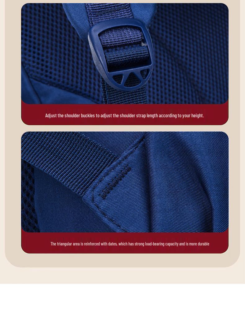 Nezha Backpack: Lightweight, Spine-Supportive for Grades 1-6, Large Capacity, Reduces Load, Ideal for Students