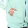 Adidas Tiberio Aero Lady Double Knit Jersey Regular Fit Track Aqua J130 Top, Jacket, Kids' JSY39, Semi-Flash (IS5173),