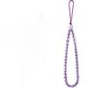 Charm Pink Butterfly Love Heart Mobile Phone Chain For Iphone Girl Women Jewelry Strap Beaded Lanyard Hanging Cord Bracelet