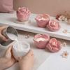 Handmade Rose Flower Molds Non-Stick Candlestick Molds Flower Candle Cup Molds  Gift Making