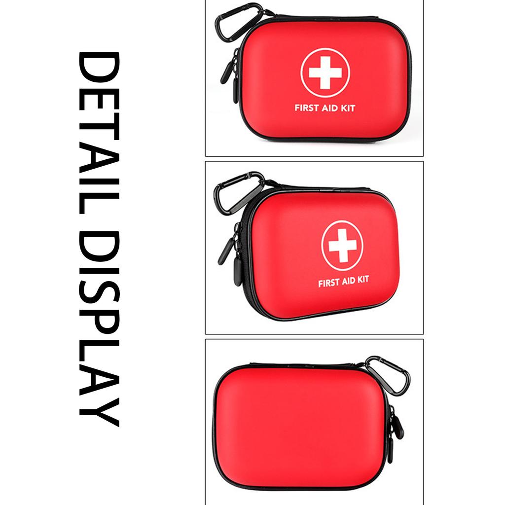 Empty Medical First Aid Storage Bag Small PU EVA Bag Case for Household Outdoor Travel Camping Equipment Medicine Survival