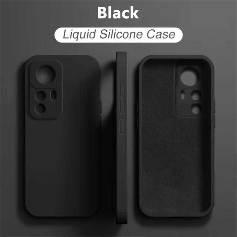 

Роскошный матовый жидкий силиконовый мягкий чехол для Xiaomi Redmi Note 13 12 11 Pro Plus 12S 11S 13C 11A K70E Poco M5 M4 X6 X5 Pro 5G 4G противоударный чехол For Xiaomi Poco M5 4G чёрный
