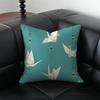 Warm Paper Cranes Cushion Cover Pillow Case Antidustmite Invisible Zipper Silky Plush Cushion