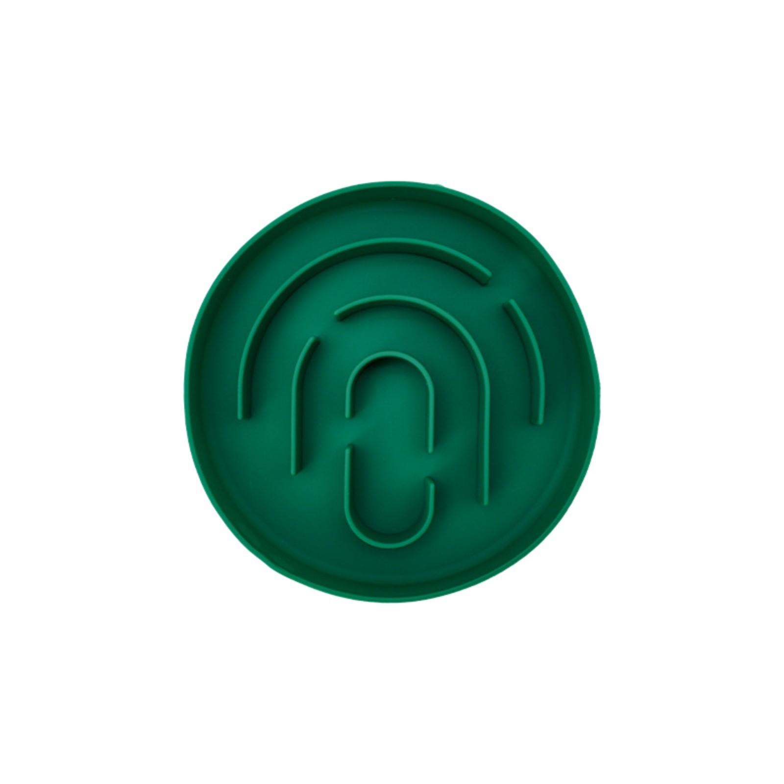 

Миска для кошек с медленным поеданием, миска для кошачьего корма против заглатывания, миска для медленного поедания для домашних животных, способствует здоровому пищеварению One Size зелёный