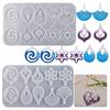 71 Resin Jewelry Molds with Earring Resin Molds,Earring Hooks,Jump Rings for Pendant Keychain Resin Jewelry Making