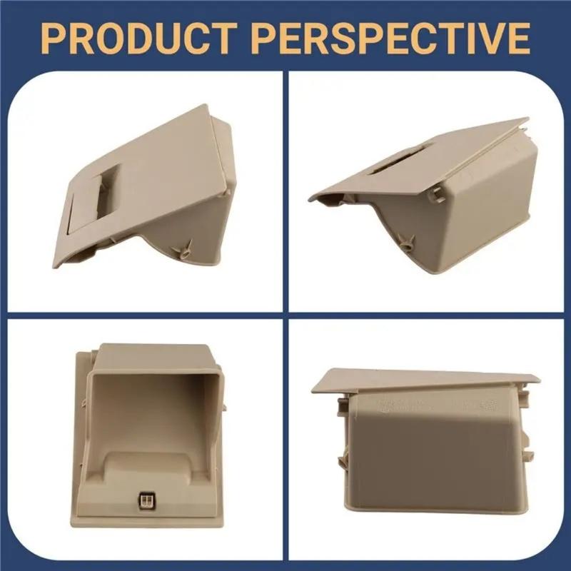 Vehicle Interior Coin Storage Box Holder for Toyota For Camry 2018- Compatible with Factory Part Number 5545006010C0