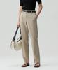 MIND BRIDGE WOMEN [W][Cool] Slim Tapered Banding Slacks - 2 Colors
