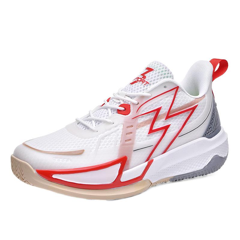 Außenhandel Sommer Tatsächlicher Kampf Low-Top Basketballschuhe Herren- und Damen-Mesh Atmungsaktiv Training Stoßdämpfung und Rutschfest Sportschuhe