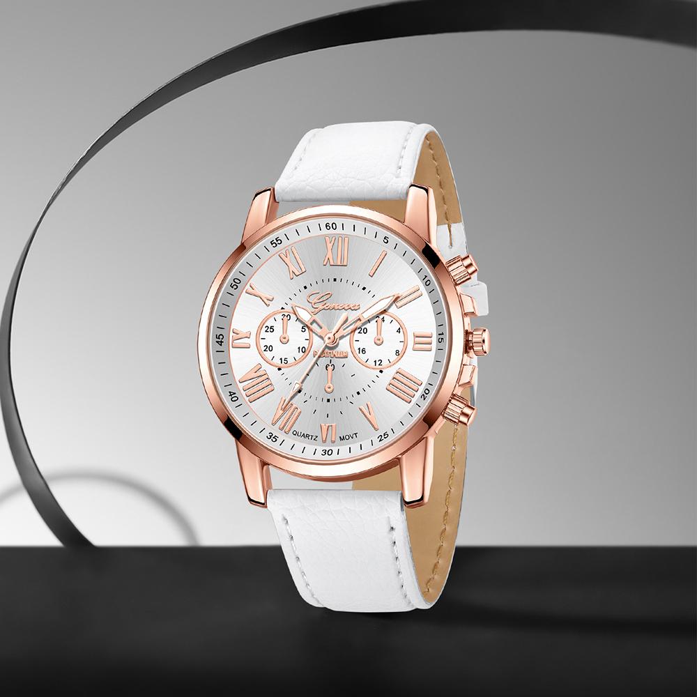 10PCS Quartz Watch Set Fashionable and Simple Unisex Watch Multi Clock Color Mixing Set Suitable for Daily Clothing Matching