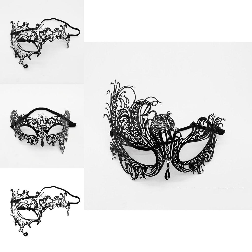 Metallische Maskenballmaske Für Partys Und Halloween Sinnliches Und Exquisites Design