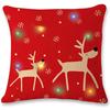 Christmas Lighting LED Cushion Cover Home Decor Throw Pillowcase Sofa Flashing