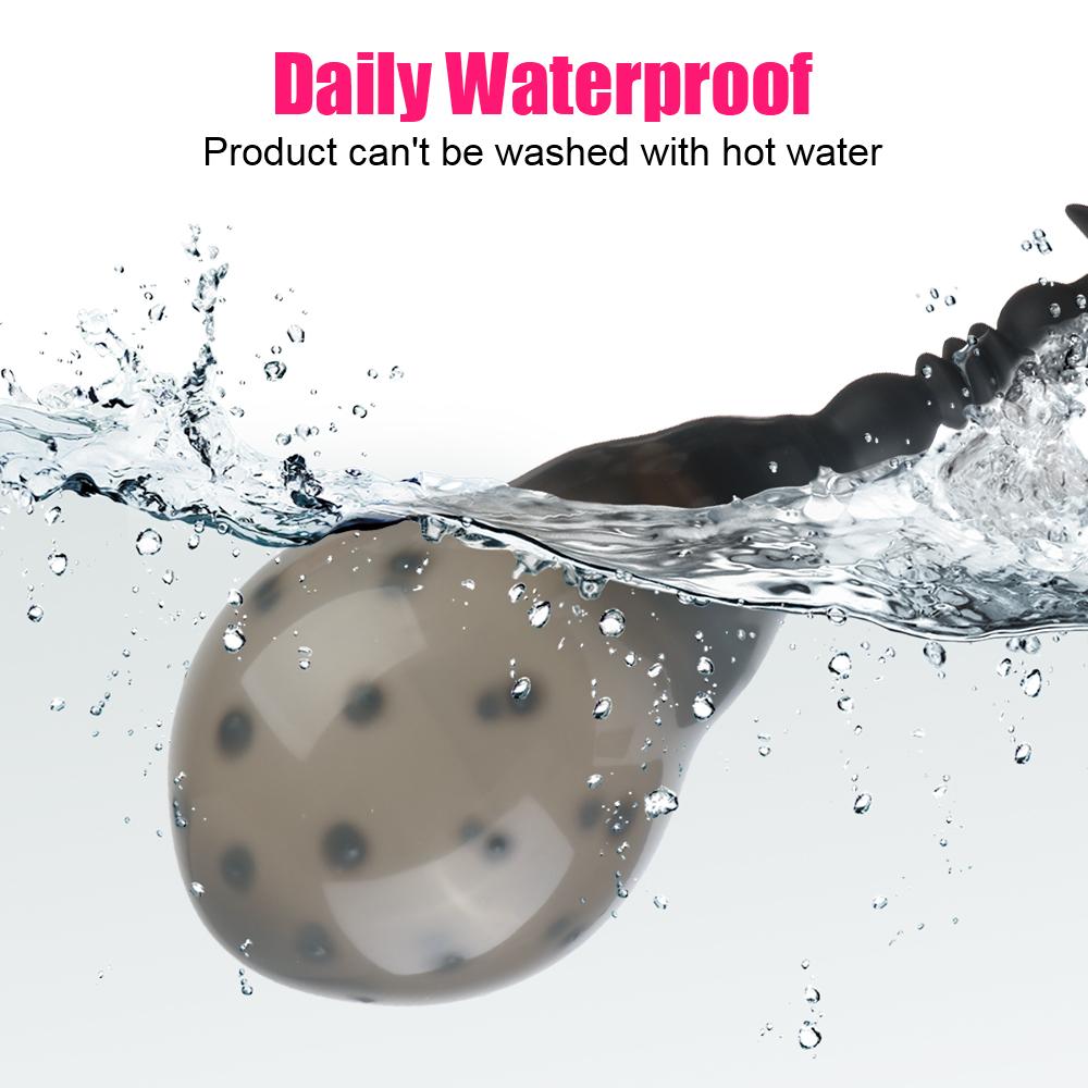 18-52cm Inflatable Anal Beads Anal Plug For Women Vaginal Dilator Men Butt Expander Big Dildos Female Masturbator Sex Toys Adult