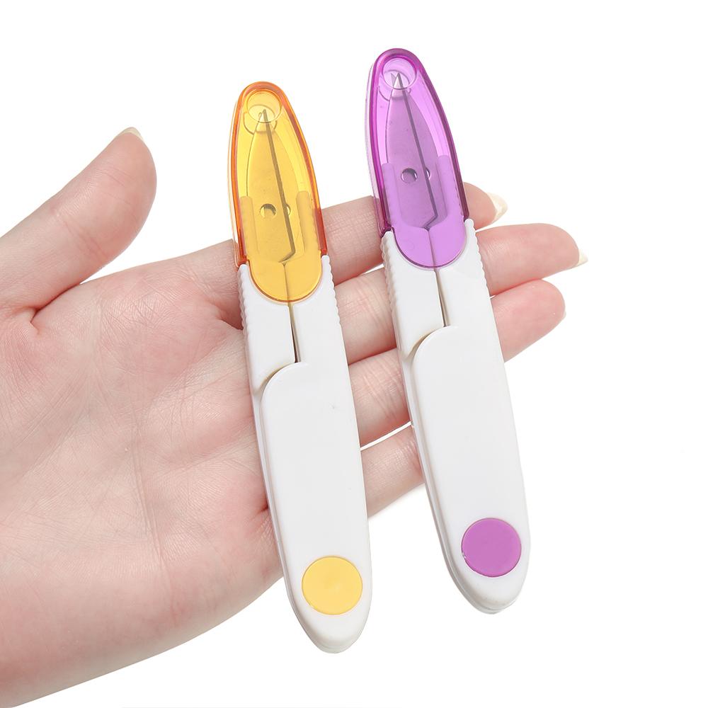 1pc Needlework Safety Stainless Steel Scissors Small Scissors Cutting Beaded Cord for Bracelet Necklace Jewelry Making Tools