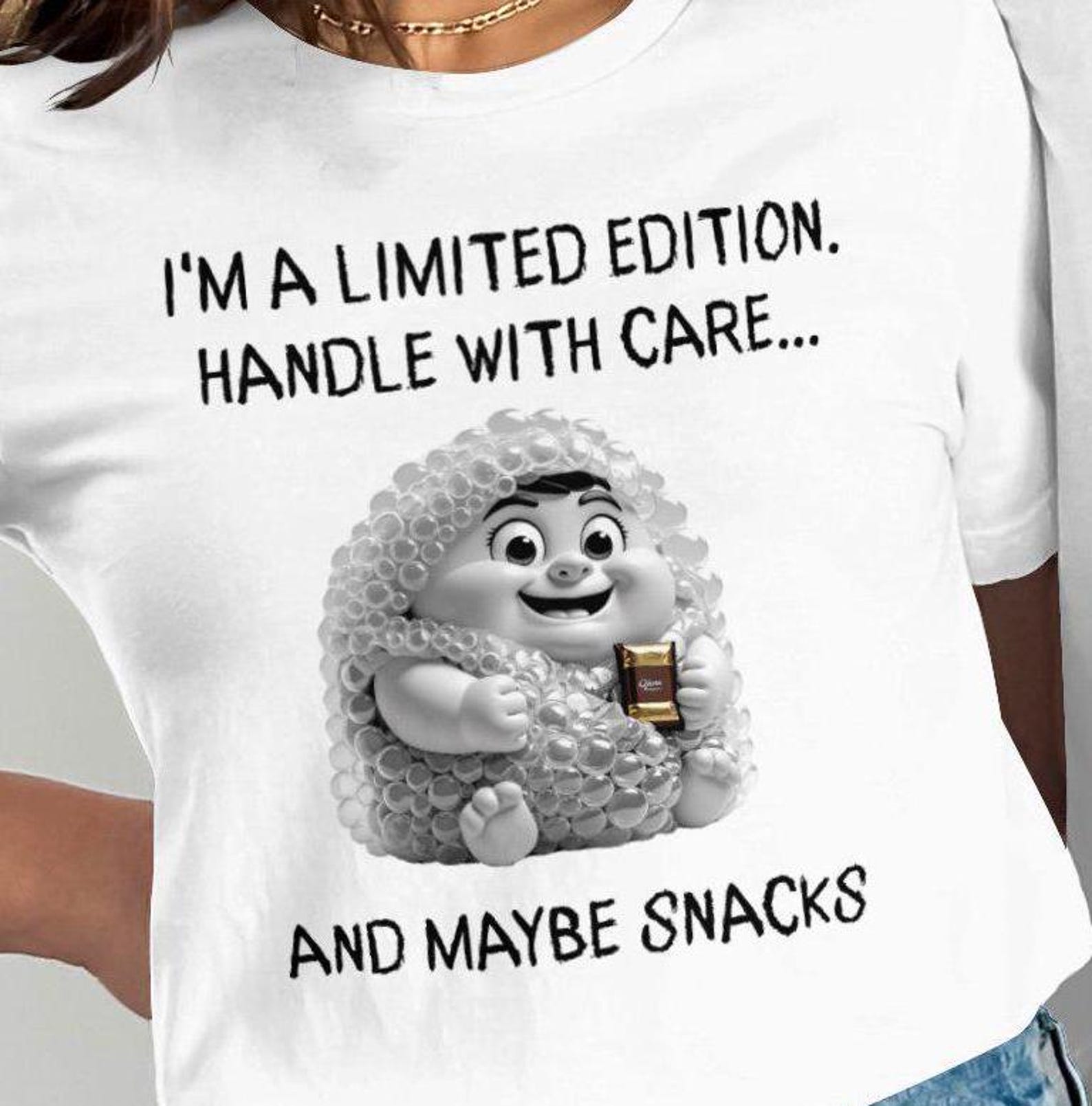 Funny I m A Limited Edition Handle With Care T-Shirts L