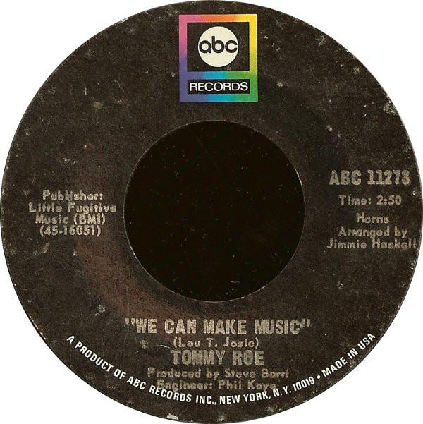 

7inch Record TOMMY ROE - We Can Make Music ABC11273 ABC Records 1970 US Rock Used