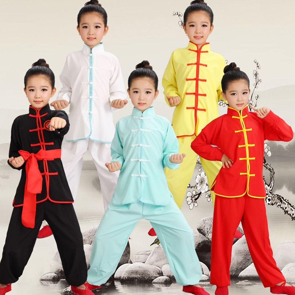 Chinese Wushu Costume Traditional Tai Chi Uniform Fashion Martial Art Uniform Children