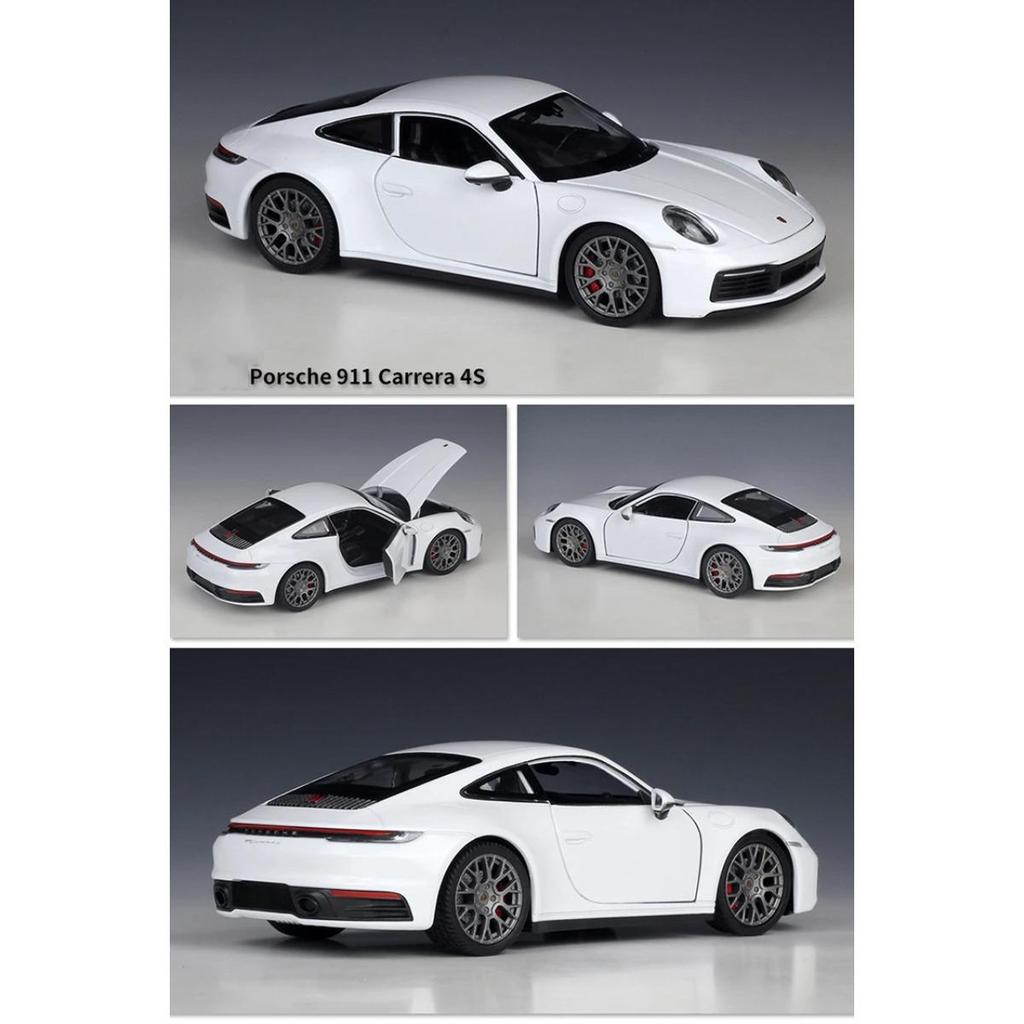 WELLY 1/24 Porsche 911 Carrera 4S Alloy Car Model Diecasts & Toy Vehicles Collect Car Toy Boy Birthday Gifts