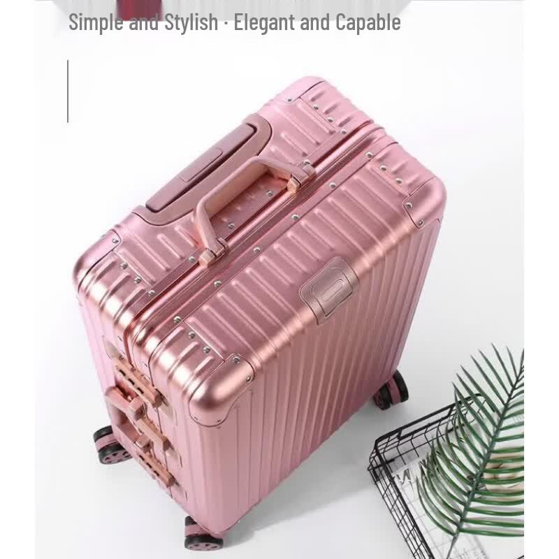 KIYERSY Business Aluminum Frame Suitcase