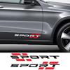 2PCS Car Body Side Skirts Sport Letters Stickers Vinyl Film Decals PVC Self-adhesive Car Body Exterior Decoration Accessories