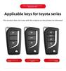 ABS Toyota Foldable Keycase Veranda Buckle Rav4 Rongfang Shell Levin Car CorollaRuifang Men's Highlander Men's and Women's Urban