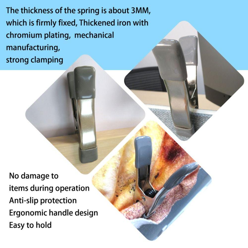 A-Shaped Spring Clip Metal Woodworking Clip Grip Tools Wedding Dress Clip  Electrician