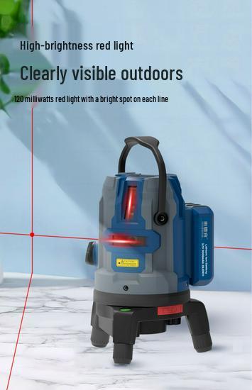 High-Precision Auto-Leveling Laser Level with Strong Light and Thin Line, Outdoor Visible.