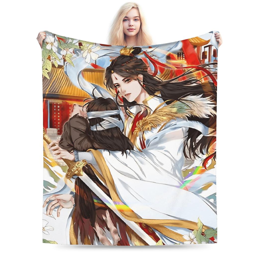 New Tgcf Cover Plush Blanket Child TGCF Flannel Throw Blanket For Bedroom Warm Soft Custom Quality Bedspread Gift