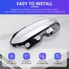M31K-For Volvo S90 S90L 2016- Car Front Headlight Cover Headlamp Lamp Shell Mask Lampshade Lens Plexiglass Left
