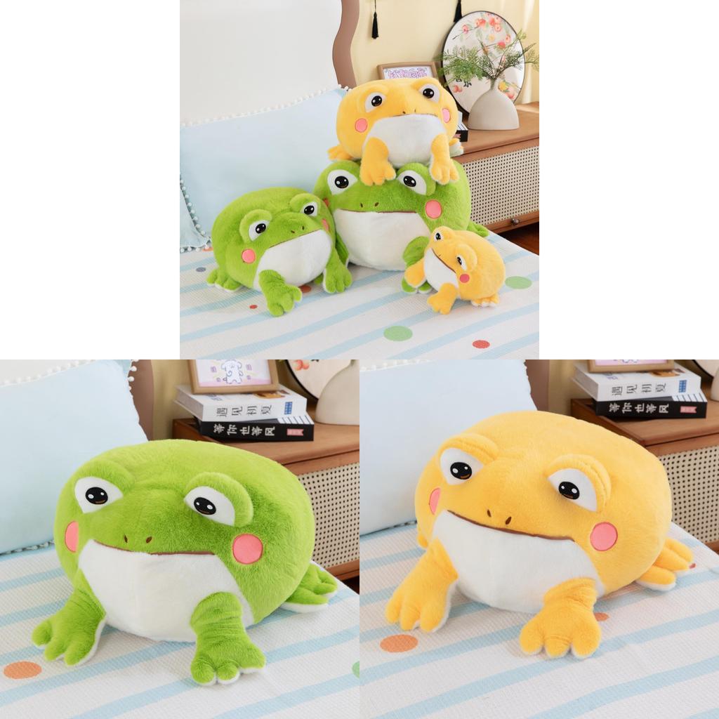 Plüschfrosch Kissen Kinderschlafspielzeug Mit PP-Baumwollfüllung Für Kinder Komfort