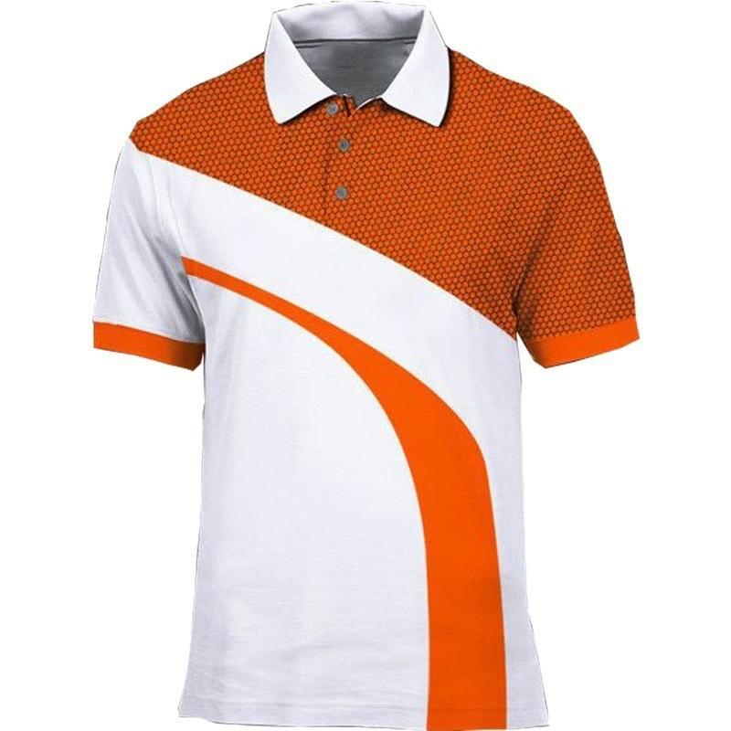 Stylish short-sleeve polo shirt, great for casual daily wear.