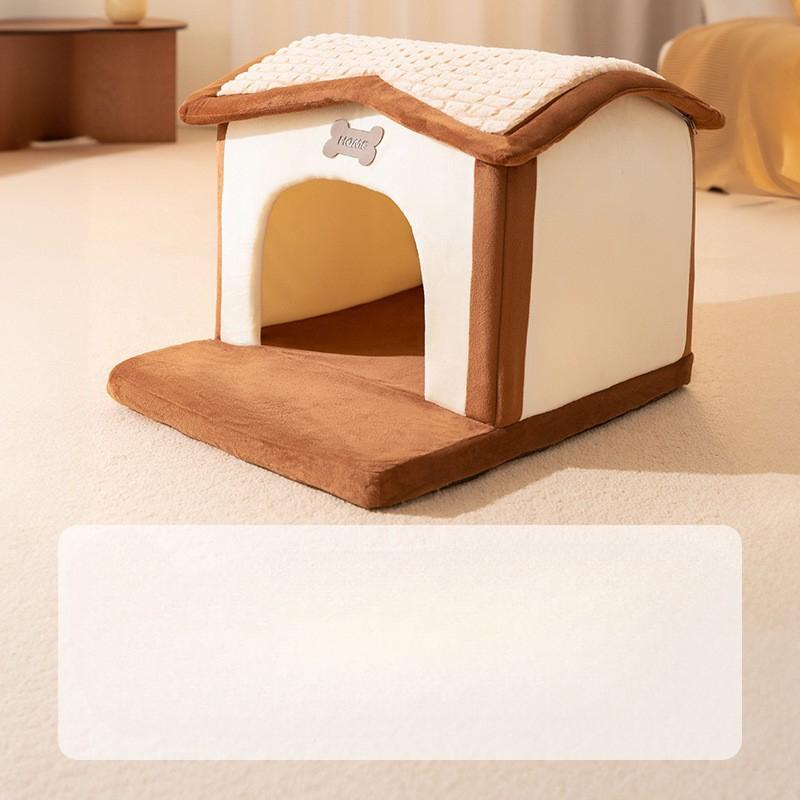 Pet Nest Closed Cat House Winter Warm Winter Cat Small Dog Kennel Four Seasons Universal Removable Nest Washing Pad