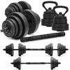 Haltères réglables - SPRINGOS - 30 kg - Kit musculation - Compact - Universel
