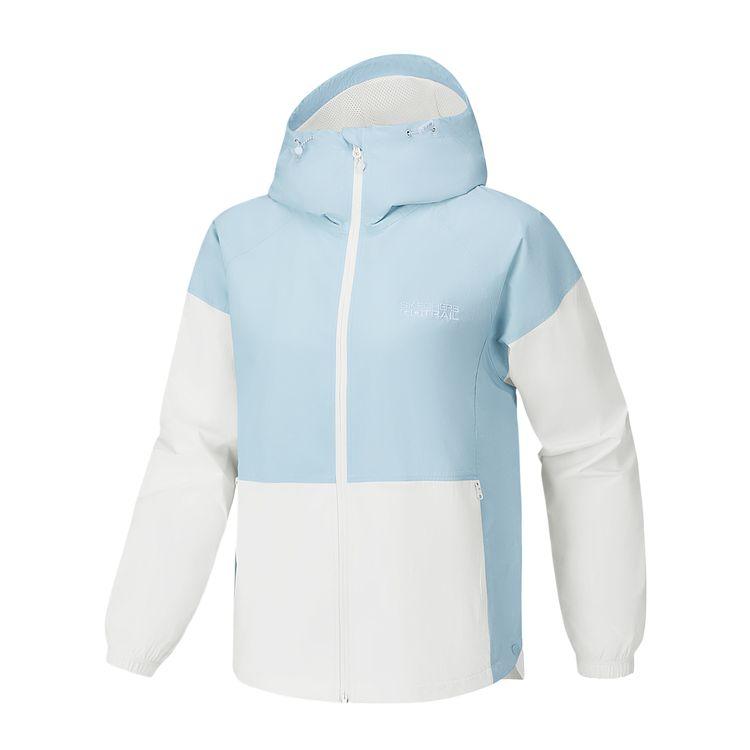 Skechers Comfortable Simple Loose Windproof Zipper Hooded Jacket Women jackets P226W129-022G S