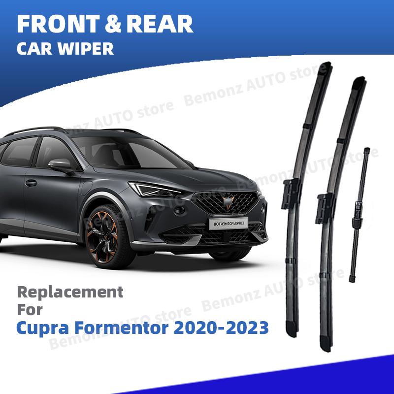 LHD Front Rear Windshield Wiper Blades For Cupra Formentor 2020 2021 2022 2023 VZ5 Window Essuie Glace Limpiaparab Accessories