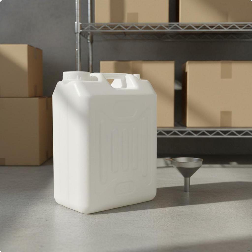 Food Grade Water Container Versatile Heavy Duty Can SpillResistant Large Capacity Storage Jug